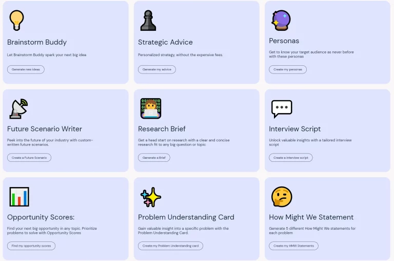 AI Toolbox for Innovators