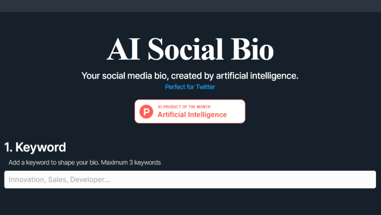 AI Social Bio