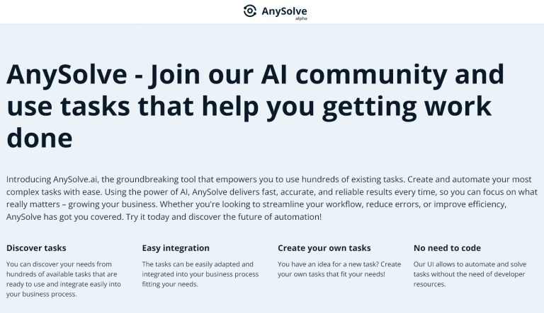 AnySolve AI