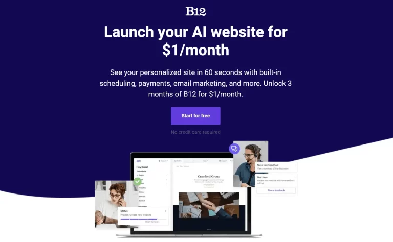 B12 AI Website Builder
