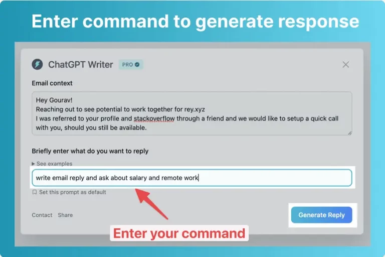 ChatGPT Writer