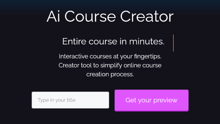 CreateAICourse (cAIc)