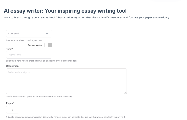 CustomWritings AI Essay Writer