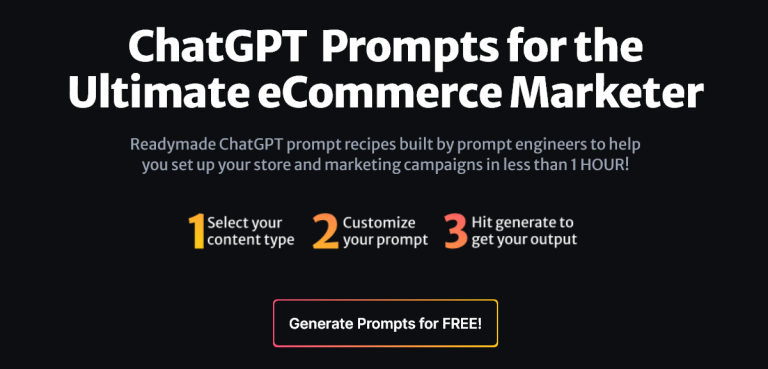  Ecommerce Prompts