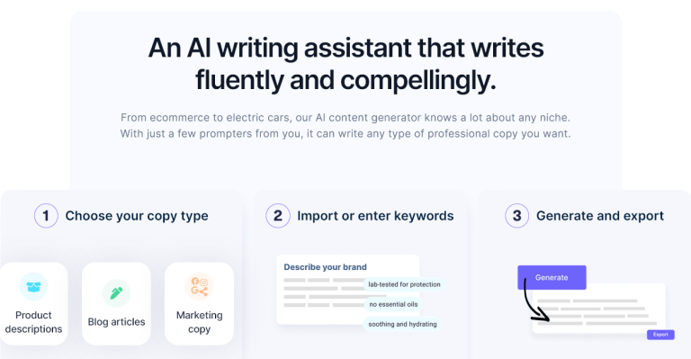 Hypotenuse AI Writer