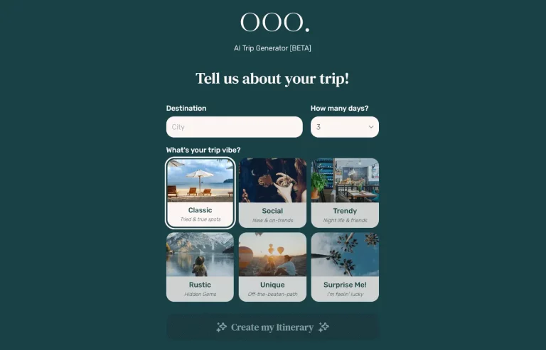 AI Trip Generator