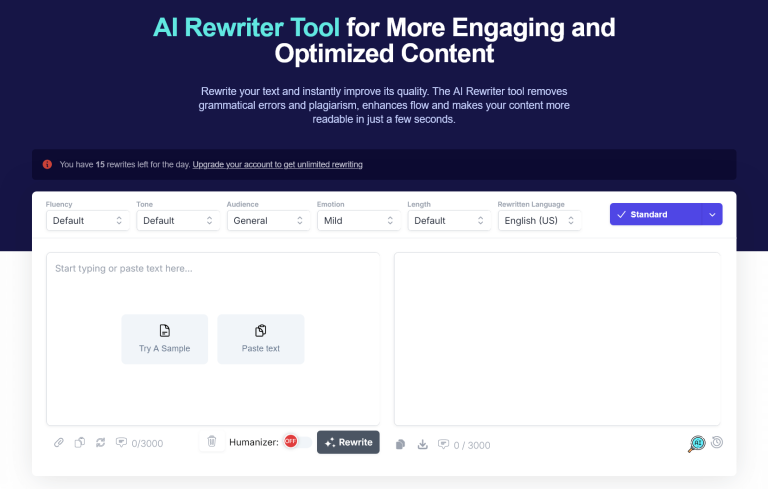 AI Rewriter and Humanizer