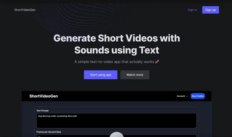 ShortVideoGen