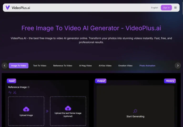 VideoPlus.ai – Image To Video AI Generator