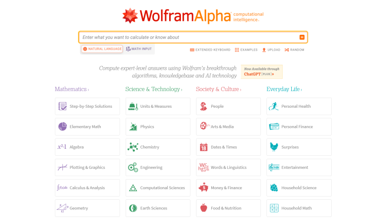 WolframAlpha