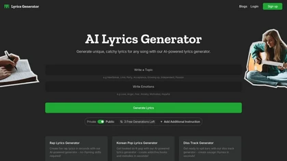  AI Lyrics Generator