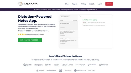  Dictanote