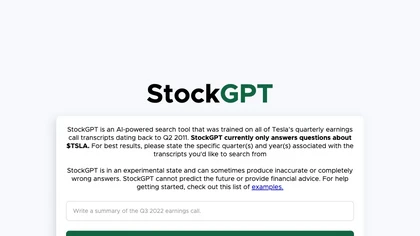  StockGPT