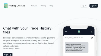  Trading Literacy Bot